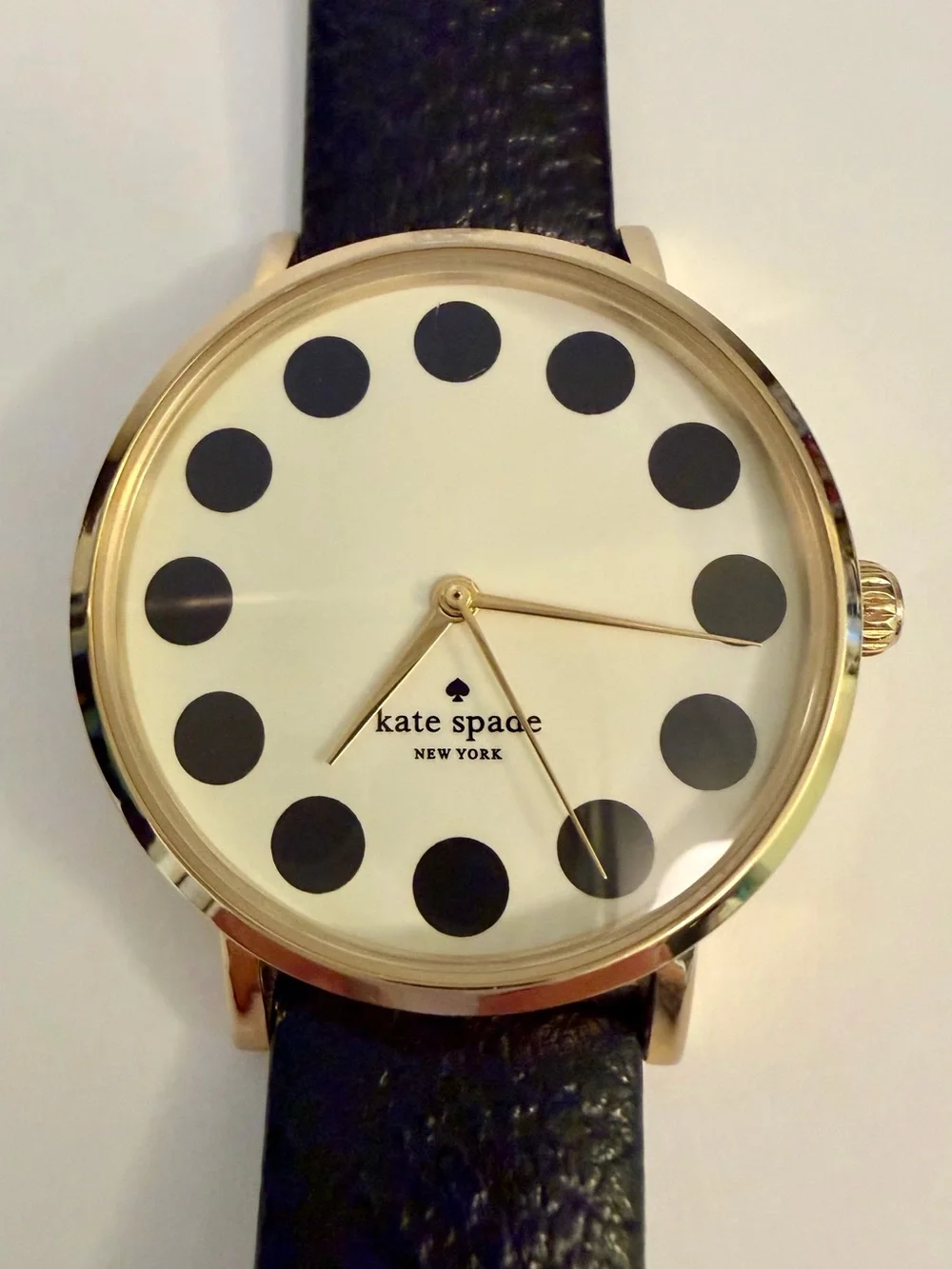 Women’s Kate Spade New York Metro Black Dot Watch